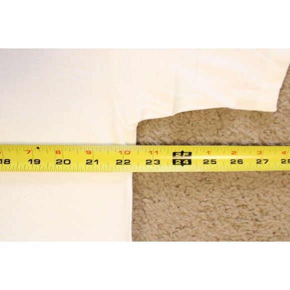 Polaroid Color Spectrum Distressed Logo Graphic Tee T-Shirt (L) White Licensed - Picture 5 of 6